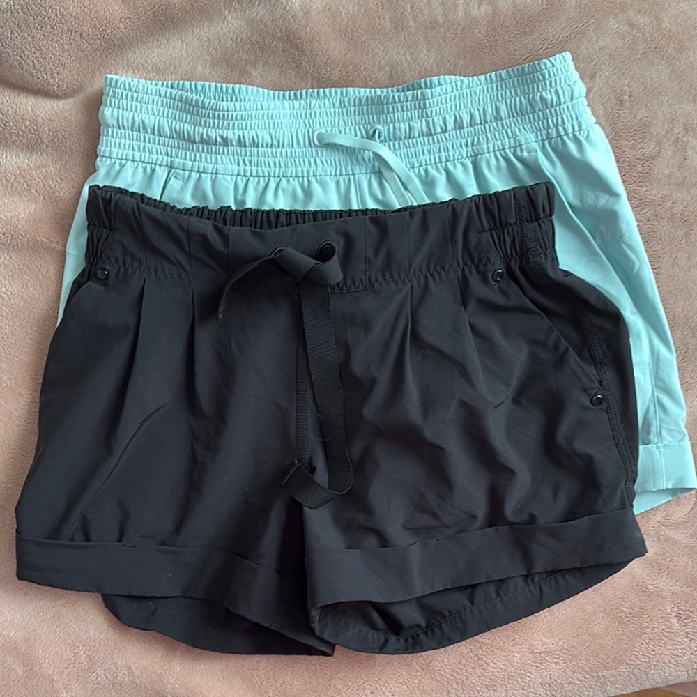 Lululemon Blue and Black shorts Bundle